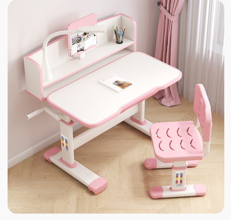 Kids Adjustable Smart Study Desk Pink