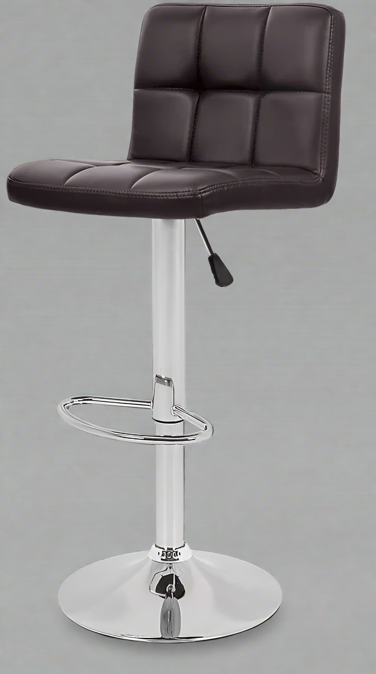 Adjustable Swivel Leather Bar Stool – Modern Padded Counter Chair (1 or 2 Pack)