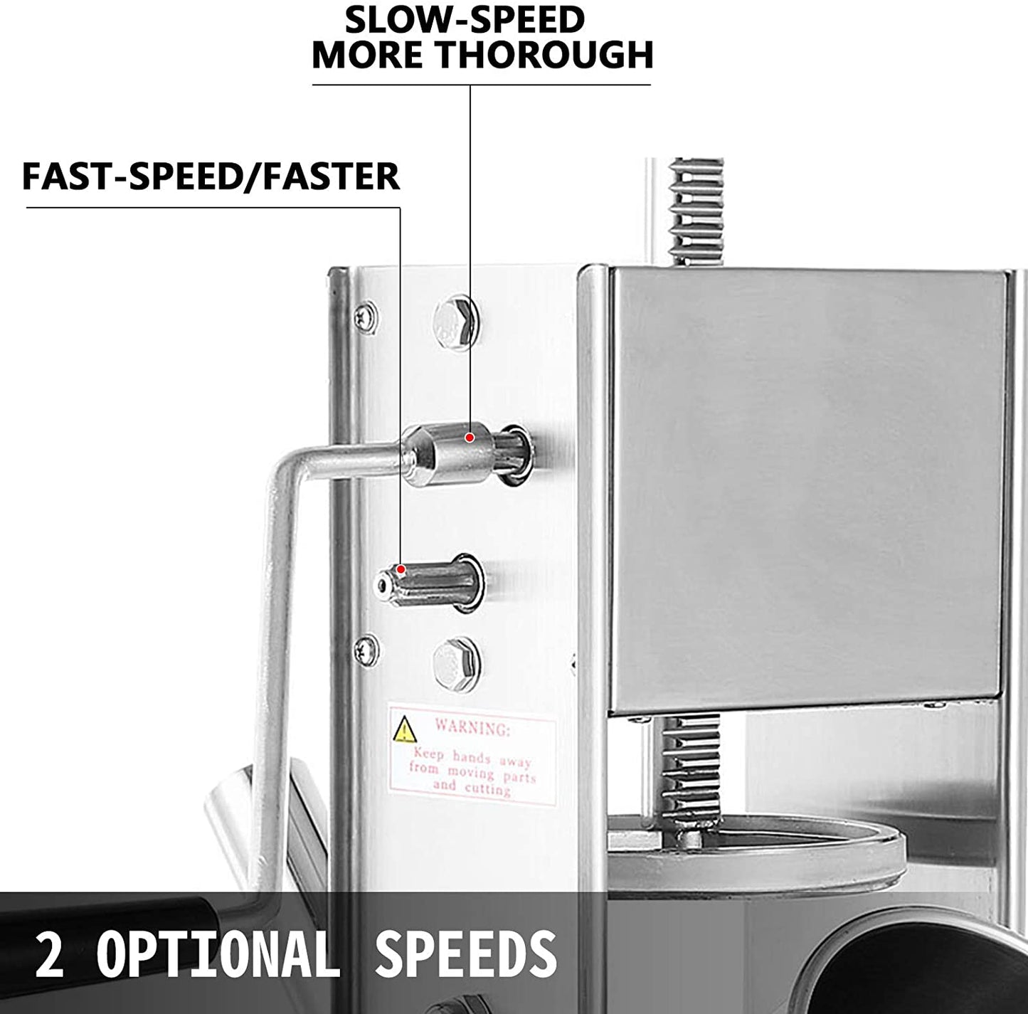 Stainless Steel Vertical Sausage Stuffer – 3L & 5L Capacity Options